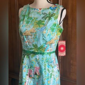 New Sangria dress fun tropical print